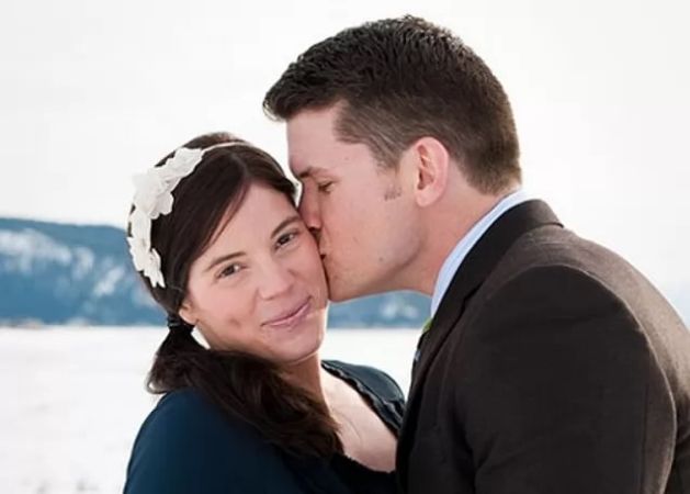 Samantha Hegseth and her former husband, Pete Hegseth. 